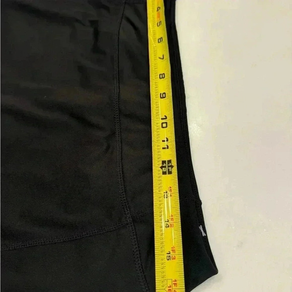Tangerine athletic skort black with built in shorts. Back waist zip size Large - Picture 8 of 8